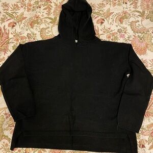 Mustard Seed Women’s  Black Hooded Sweater